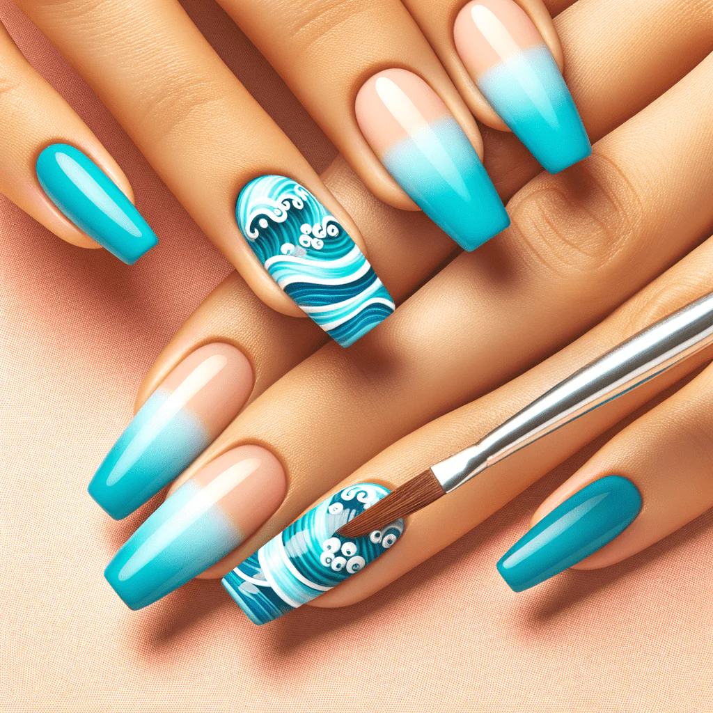 Trendy Blue Nail Design Ideas For A Stunning Manicure